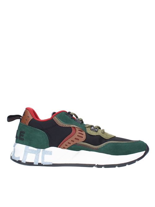 Sneakers in camoscio pelle e tessuto VOILE BLANCHE | CLUB 011F67